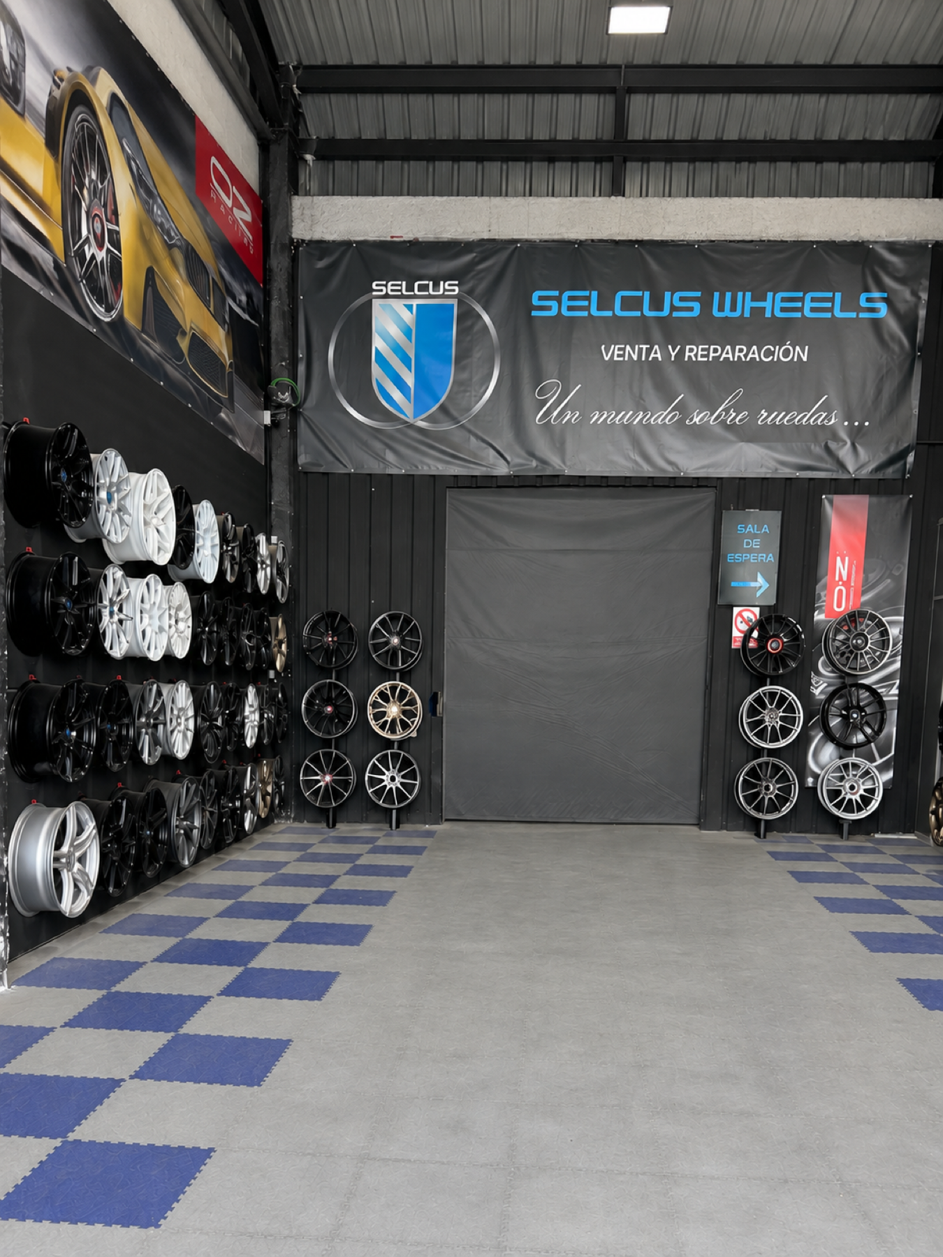 Tienda física y exposición de llantas Selcus Wheels en Rafelbuñol